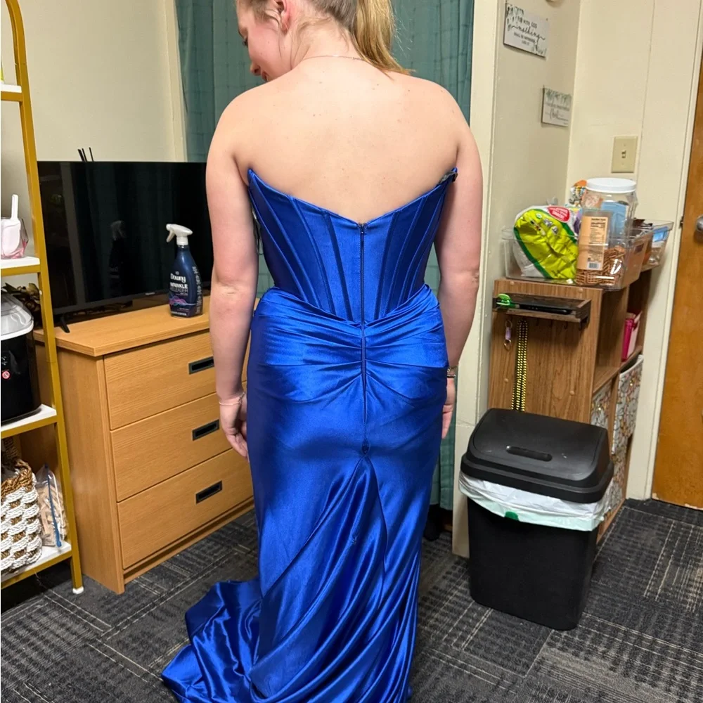 Sherri Hill Royal Blue Prom/Pageant Dress - Picture 4 of 4